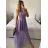 Women's Elegant Sleeveless Tulle Dress (S/M ONE SIZE) ITALIAN FASHION IMM22Q52235A/UL