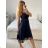 Women's Strappy Elegant Summer Dress (S/M ONE SIZE) ITALIAN FASHION IMPSH222053A/DU -   red Brick -   S / M