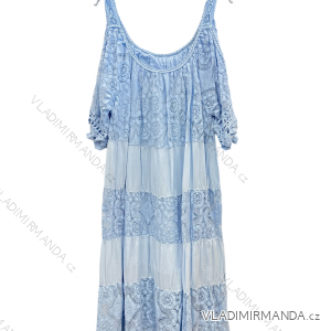 Women's Long Strapless Sequin Party Dress (S/M ONE SIZE) ITALIAN FASHION IMPSH233348