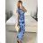 Women's long elegant icecool short sleeve dress (M/L, XL/XXL) AINUOSI ITALIAN FASHION IMB239970