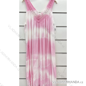 Women's Long Strapless Sequin Party Dress (S/M ONE SIZE) ITALIAN FASHION IMPSH233348