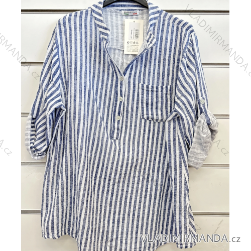 Women's Oversize Short Sleeve Tunic (S/M ONE SIZE) ITALIAN FASHION IMPSH2322161