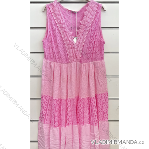 Women's Long Strapless Sequin Party Dress (S/M ONE SIZE) ITALIAN FASHION IMPSH233348