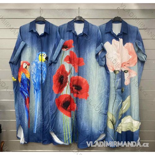 Women's Long Chiffon Short Sleeve Dress (S/M ONE SIZE) ITALIAN FASHION IMWGS231048