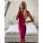 Women's Sheath Party Elegant Sleeveless Dress (S-XL) ITALIAN FASHION IMM22Q51239-15/DUR -   růžová fuchsiová -   L