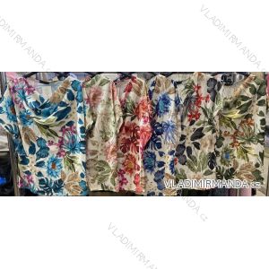 Women's short-sleeved blouse (S/M/L ONE SIZE) ITALIAN FASHION IMM25M8162