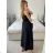 Women's Long Chiffon Short Sleeve Dress (S/M ONE SIZE) ITALIAN FASHION IMWGS231048