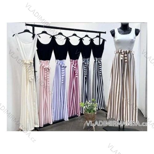 Šaty na ramínka letní krátké dámské (UNI S/M) ITALSKÁ MÓDA IMM20342