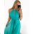 Women's Sleeveless Long Party Dress (S/M ONE SIZE) ITALIAN FASHION IMM24M156