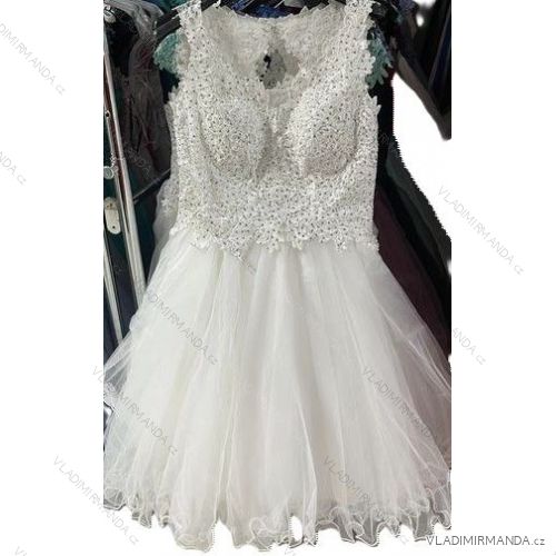 Women's Elegant Sleeveless Short Prom Party Dress (S/M ONE SIZE) ITALIAN FASHION IMM22PL19801KR