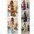 Satin Women's Long Summer Strapless Dress (S / M / L ONE SIZE) ITALIAN FASHION IMM22694