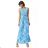 Women's Icecool Summer Sleeveless Long Dress (S/M/L ONE SIZE) ITALIAN FASHION IMM24M232