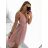 Elegant Tulle Short Sleeveless Party Women's Dress (S/M ONE SIZE) ITALIAN FASHION IMM239074