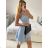 Elegant formal dress with straps for women (S / M ONE SIZE) ITALIAN FASHION IMHMS23139/DU