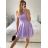 Elegant formal dress with straps for women (S / M ONE SIZE) ITALIAN FASHION IMHMS23139/DU