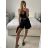 Women's Long Chiffon Short Sleeve Dress (S/M ONE SIZE) ITALIAN FASHION IMWGM23456 -   Dark beige
 -   S / M