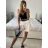 Women's Long Chiffon Short Sleeve Dress (S/M ONE SIZE) ITALIAN FASHION IMWGM23456 -   Dark beige
 -   S / M