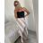 Women's Medium Length Satin Skirt (S/M ONE SIZE) ITALIAN FASHION IMM23UN6886