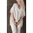 Women's Long Chiffon Short Sleeve Dress (S/M ONE SIZE) ITALIAN FASHION IMWGM23456