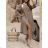 Women's Long Chiffon Short Sleeve Dress (S/M ONE SIZE) ITALIAN FASHION IMWGM23456
