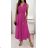 Women's Long Chiffon Short Sleeve Dress (S/M ONE SIZE) ITALIAN FASHION IMWGM23456