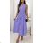 Women's Long Chiffon Short Sleeve Dress (S/M ONE SIZE) ITALIAN FASHION IMWGM23456