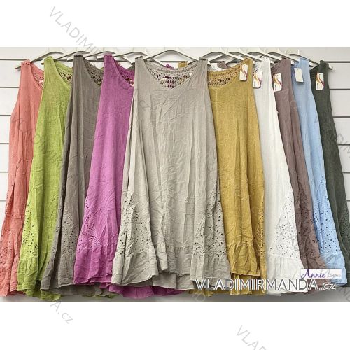 Women's Long Chiffon Short Sleeve Dress (S/M ONE SIZE) ITALIAN FASHION IMWGM23456