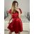 Women's Short Casual Short Sleeve Dress (S/M ONE SIZE) ITALIAN FASHION IMPSH236544