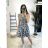 Women's Long Chiffon Short Sleeve Dress (S/M ONE SIZE) ITALIAN FASHION IMWGS231048