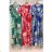 Women's Long Chiffon Short Sleeve Dress (S/M ONE SIZE) ITALIAN FASHION IMWGS231048