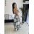 Women's Long Chiffon Short Sleeve Dress (S/M ONE SIZE) ITALIAN FASHION IMWGS231048