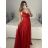 Women's Strapless Long Party Dress (S/M ONE SIZE) ITALIAN FASHION IMPSH2360055 -   růžová starorůžová -   S / M