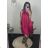 Women's Sleeveless Summer Satin Dress (S/M/L ONE SIZE) ITALIAN FASHION IMD23436/DU
