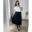 Women's Warm Long Sleeve Dress (L / XL ONE SIZE) ITALIAN FASHION IM421MIA