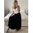 Women's Summer Long Harem Pants (42/44/46 ONE SIZE) ITALIAN FASHION IM424361 dark pink S / M