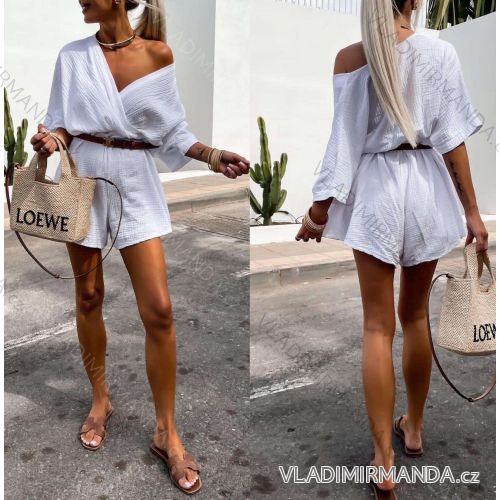 Women's Long Sleeve Hoodie Dress (S / M ONE SIZE) ITALIAN FASHION IMWA216095