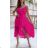 Women's Long Sleeve Hoodie Dress (S / M ONE SIZE) ITALIAN FASHION IMWA216095