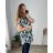Women's elegant party long sleeve dress (S/M ONE SIZE) ITALIAN FASHION IM322282  beige