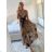 Women's summer icecool sleeveless long dress (S/M/L ONE SIZE) ITALIAN FASHION IMM22974 M / L Golden