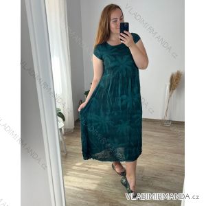 Women's Elegant Glitter Long Sleeve Dress (S/M/L/XL ONE SIZE) ITALIAN FASHION IMBM22010