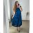Women's Elegant Glitter Long Sleeve Dress (S/M/L/XL ONE SIZE) ITALIAN FASHION IMBM22010