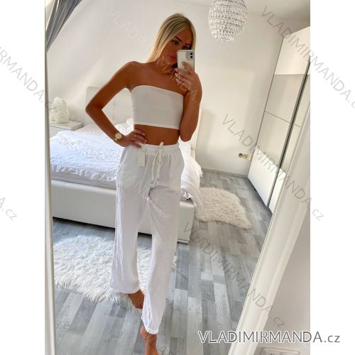 Women's Summer Loose Long Pants (M/L ONE SIZE) ITALIAN FASHION IMC23030