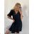 Women's Elegant Glitter Long Sleeve Dress (S/M/L/XL ONE SIZE) ITALIAN FASHIONIMBM230501
