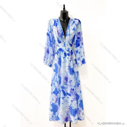 Women's Long Sleeve Summer Dress (S/M ONE SIZE) ITALIAN FASHION IMPES238990