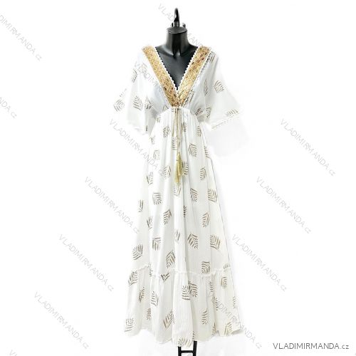 Women's Long Sleeve Summer Dress (S/M ONE SIZE) ITALIAN FASHION IMPES238990