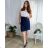 Women's short sleeve dress oversized (L-3XL) POLISH FASHION PMF20013 42 blue