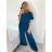 Women's Summer Tunic and Pants Set (S/M/L ONE SIZE) ITALIAN FASHION IM424200