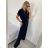 Women's elegant party long sleeve dress (S/M ONE SIZE) ITALIAN FASHION IM322282 S / M black