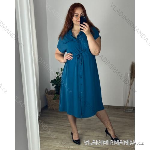 Shirt extended 3/4 long sleeve women's (L/XL/2XL ONE SIZE) ITALIAN FASHION IM423025