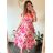 Women's Summer Sleeveless Long Dress (S/M ONE SIZE) ICECOOL AINUOSI FRENCH FASHION FMPZM23024-6 -   oranžová -   M / L